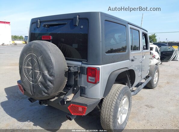 1C4BJWDG5GL179547 2016 JEEP WRANGLER UNLIMITED Silver Trasero derecho
