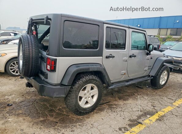 1C4BJWDG6GL105991 2016 JEEP WRANGLER Silver Rear right
