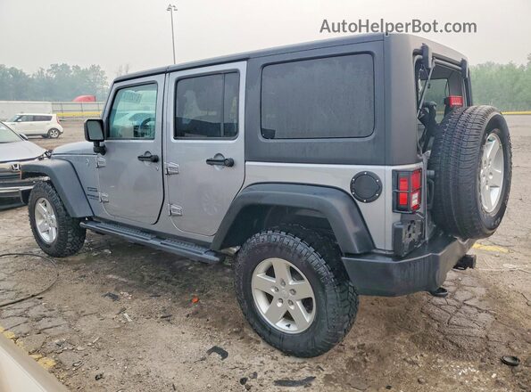 1C4BJWDG6GL105991 2016 JEEP WRANGLER Silver Rear left