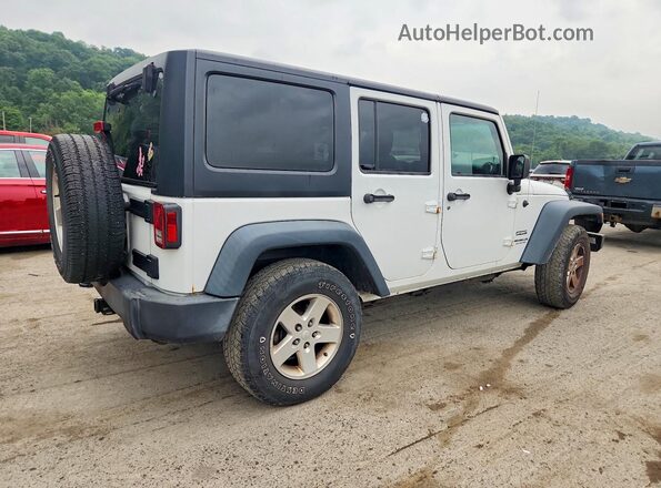 1C4BJWDG6GL206013 2016 JEEP WRANGLER White Rear right
