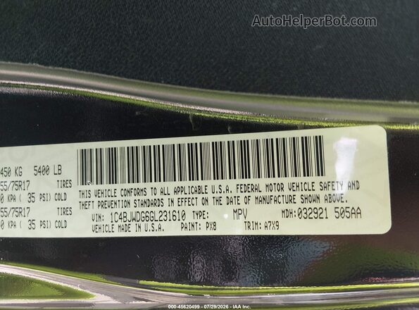 1C4BJWDG6GL231610 2016 JEEP WRANGLER UNLIMITED Black Engine compartment view