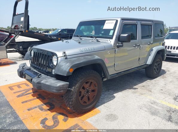 1C4BJWDG6GL283920 2016 JEEP WRANGLER UNLIMITED Silver Առջևի ձախ երեք քառորդ տեսարան