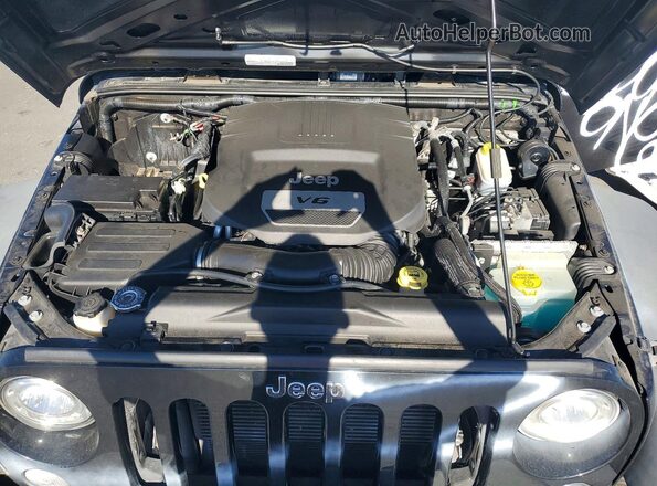 1C4BJWDG6HL704875 2017 JEEP WRANGLER Black უკანა სალონის ხედი