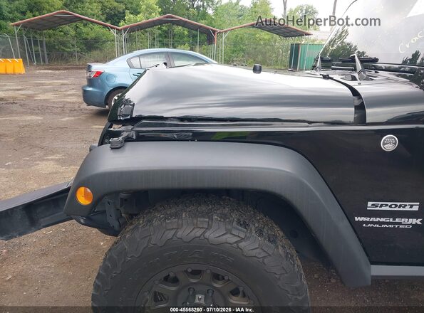 1C4BJWDG6JL878807 2018 JEEP WRANGLER Black წინა ხედი