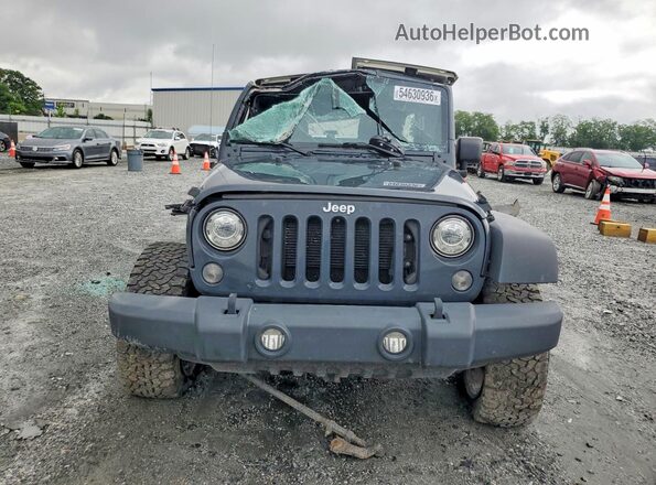 1C4BJWDG6JL910445 2018 JEEP WRANGLER Blue Widok z przodu
