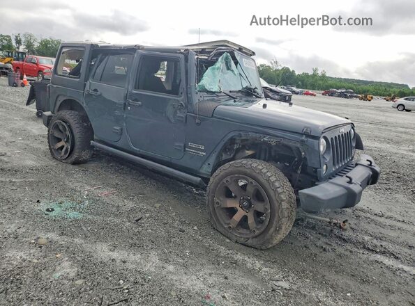 1C4BJWDG6JL910445 2018 JEEP WRANGLER Blue Przód prawy