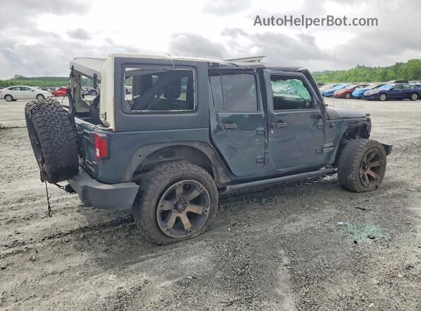 1C4BJWDG6JL910445 2018 JEEP WRANGLER Blue Tył prawy