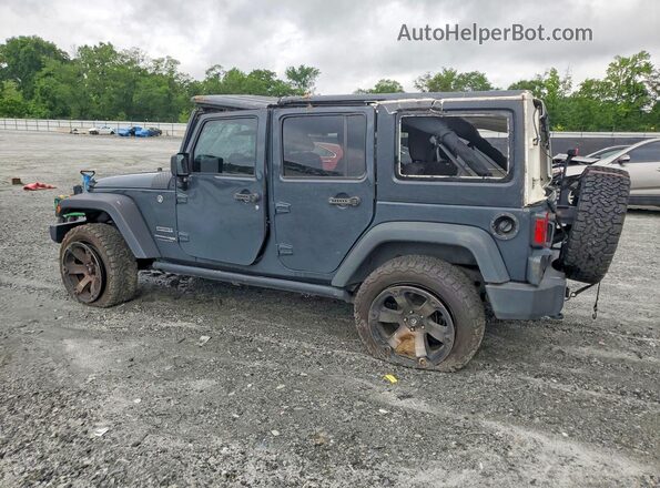 1C4BJWDG6JL910445 2018 JEEP WRANGLER Blue Tył lewy