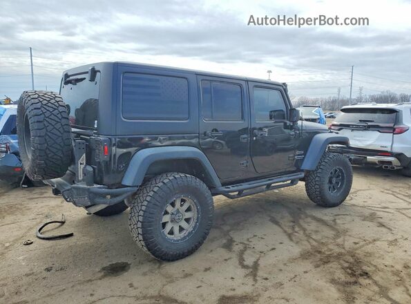 1C4BJWDG7GL155668 2016 JEEP WRANGLER Черный Задняя правая четверть