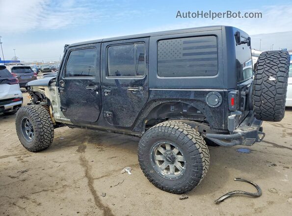 1C4BJWDG7GL155668 2016 JEEP WRANGLER Черный Задняя левая четверть