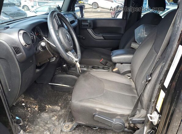 1C4BJWDG7GL155668 2016 JEEP WRANGLER Черный Вид салона спереди