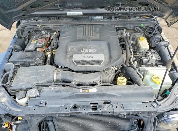 1C4BJWDG7GL155668 2016 JEEP WRANGLER Черный Вид подкапотного пространства