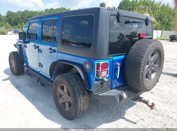 1C4BJWDG7GL192901 2016 JEEP WRANGLER UNLIMITED Blue Задня ліва чверть