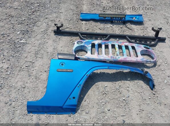 1C4BJWDG7GL192901 2016 JEEP WRANGLER UNLIMITED Blue Вид щитка приладів