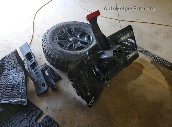 1C4BJWDG7HL577733 2017 JEEP WRANGLER Black Vista del compartimento del motor