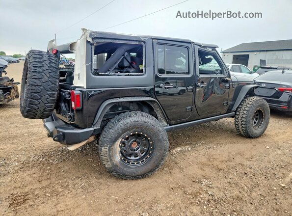 1C4BJWDG7HL593463 2017 JEEP WRANGLER Black Задня права чверть