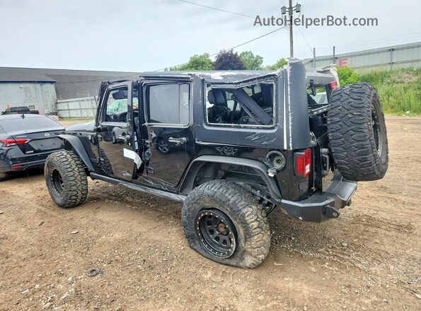 1C4BJWDG7HL593463 2017 JEEP WRANGLER Black Задня ліва чверть