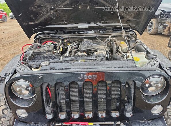1C4BJWDG7HL593463 2017 JEEP WRANGLER Black Вид підкапотного простору
