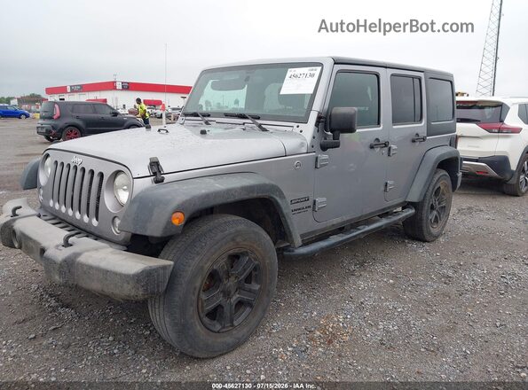 1C4BJWDG8GL161172 2016 JEEP WRANGLER UNLIMITED Silver Front left