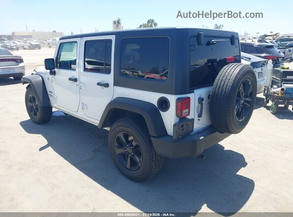 1C4BJWDG8GL266018 2016 JEEP WRANGLER UNLIMITED Белый Задняя левая четверть