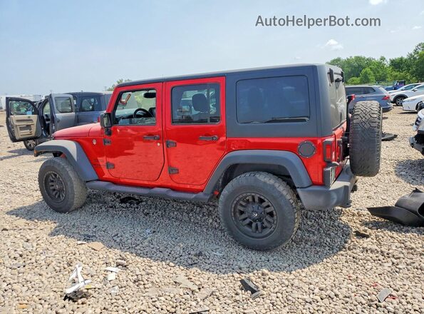 1C4BJWDG8GL285300 2016 JEEP WRANGLER Red უკანა მარცხენა