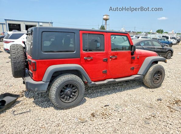 1C4BJWDG8GL285300 2016 JEEP WRANGLER Red უკანა მარჯვენა