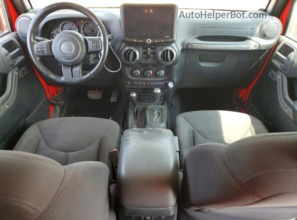 1C4BJWDG8GL285300 2016 JEEP WRANGLER Red წინა პანელის ხედი