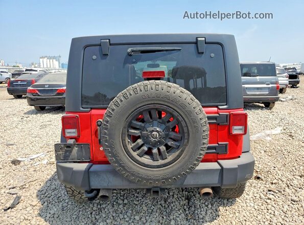 1C4BJWDG8GL285300 2016 JEEP WRANGLER Red უკანა ხედი