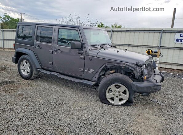 1C4BJWDG8GL305075 2016 JEEP WRANGLER Gray წინა მარჯვენა