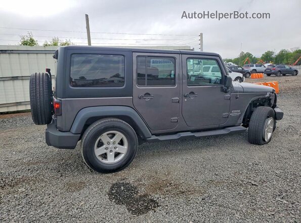 1C4BJWDG8GL305075 2016 JEEP WRANGLER Gray უკანა მარჯვენა