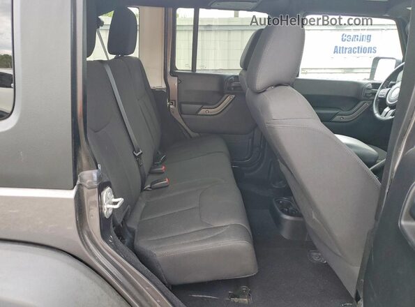 1C4BJWDG8GL305075 2016 JEEP WRANGLER Gray უკანა სალონის ხედი