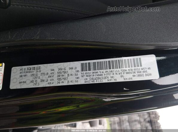 1C4BJWDG8HL512874 2017 JEEP WRANGLER UNLIMITED Black Вид підкапотного простору