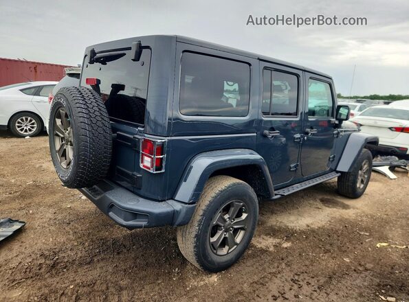1C4BJWDG8JL879716 2018 JEEP WRANGLER Blue Tył prawy