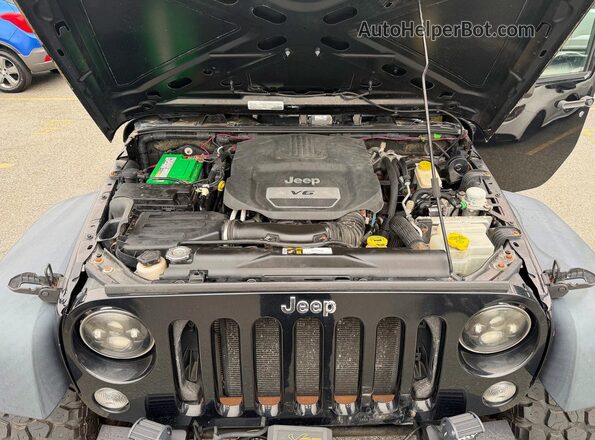 1C4BJWDG9GL106844 2016 JEEP WRANGLER Black Widok wnętrza z przodu