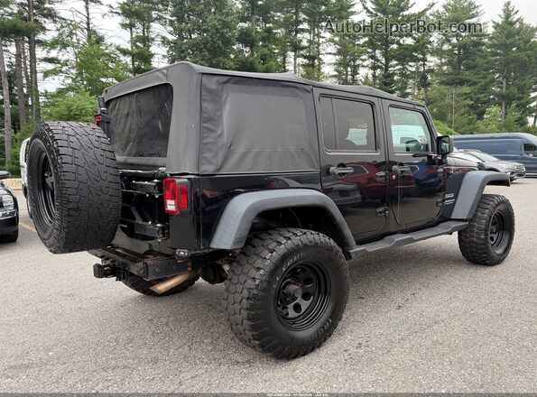 1C4BJWDG9GL106844 2016 JEEP WRANGLER UNLIMITED Black Tył prawy