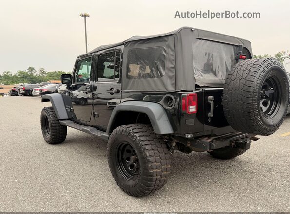 1C4BJWDG9GL106844 2016 JEEP WRANGLER UNLIMITED Black Tył lewy