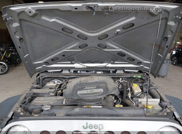 1C4BJWDG9GL319454 2016 JEEP WRANGLER UNLIMITED Серый Вид сзади