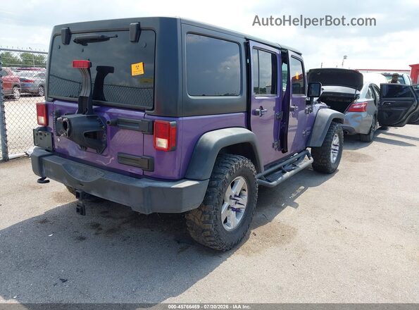 1C4BJWDG9HL615656 2017 JEEP WRANGLER UNLIMITED Purple Задня права чверть