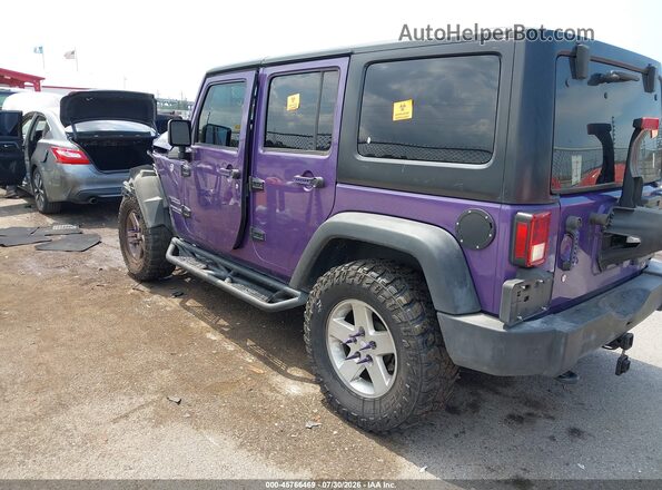 1C4BJWDG9HL615656 2017 JEEP WRANGLER UNLIMITED Purple Задня ліва чверть