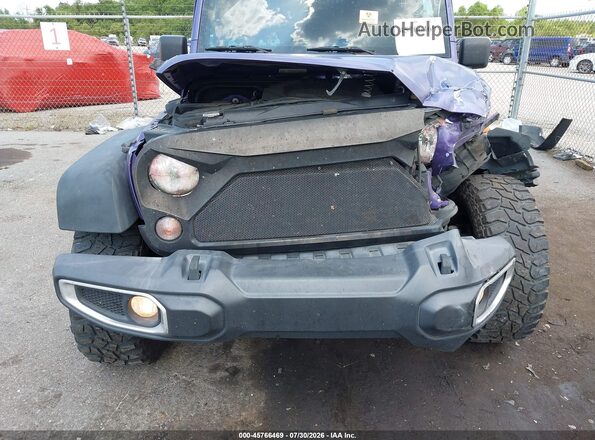 1C4BJWDG9HL615656 2017 JEEP WRANGLER UNLIMITED Purple Вид спереду
