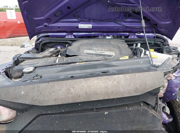 1C4BJWDG9HL615656 2017 JEEP WRANGLER UNLIMITED Purple Вид ззаду