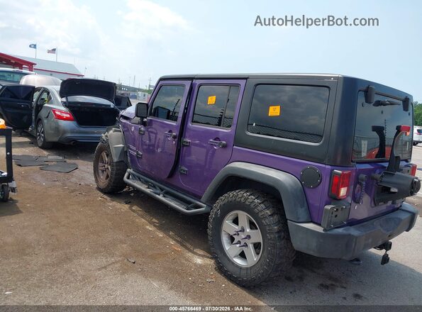 1C4BJWDG9HL615656 2017 JEEP WRANGLER UNLIMITED Purple Панорамний вид салону 360°