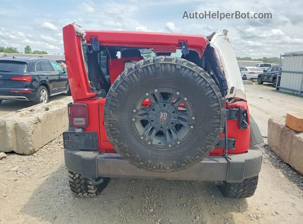 1C4BJWDGXGL149489 2016 JEEP WRANGLER Red უკანა ხედი