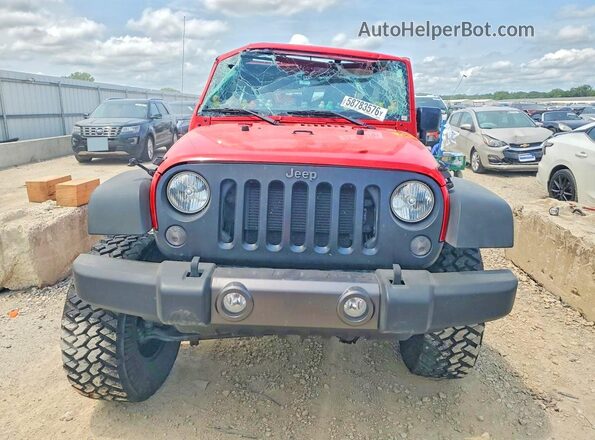1C4BJWDGXGL149489 2016 JEEP WRANGLER Red წინა ხედი