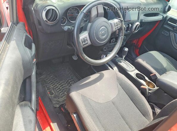 1C4BJWDGXGL149489 2016 JEEP WRANGLER Red წინა პანელის ხედი