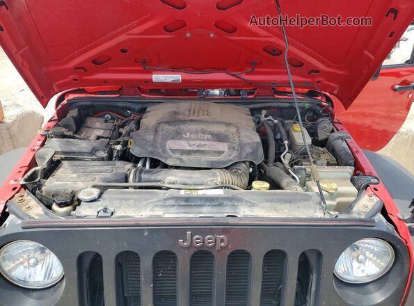 1C4BJWDGXGL149489 2016 JEEP WRANGLER Red უკანა სალონის ხედი