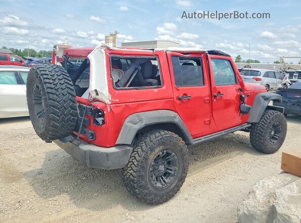 1C4BJWDGXGL149489 2016 JEEP WRANGLER Red უკანა მარჯვენა