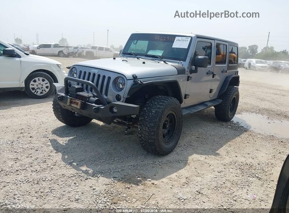 1C4BJWDGXGL155440 2016 JEEP WRANGLER UNLIMITED Silver Front left