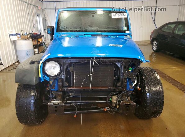 1C4BJWDGXGL160766 2016 JEEP WRANGLER Blue წინა ხედი