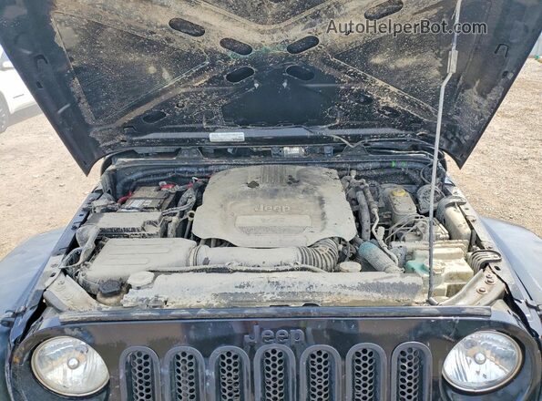 1C4BJWDGXGL204748 2016 JEEP WRANGLER Black Engine compartment view